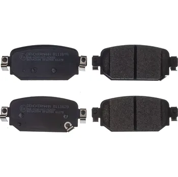 Brzdová destička Sada brzdových destiček, vždy 4 kusy v sadě DENCKERMANN B111629