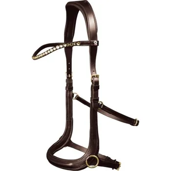 Sport Bezudidlová uzdečka WALDHAUSEN X-Line Sensation hnědá COB