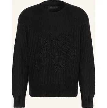 Pánský svetr Allsaints Pánský Svetr Chainy S Mohérem, černá, M