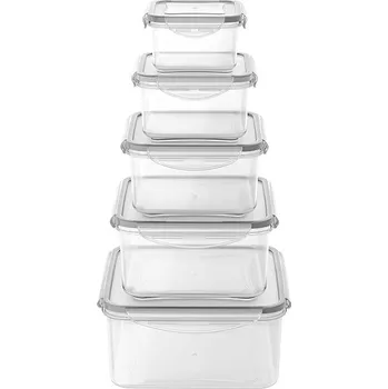 Siguro Sada dóz na potraviny Fresh Keeper, 0,4 l + 0,7 l + 1,2 l + 2 l + 3 l, 5 kusů