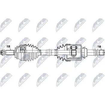 Hnací hřídel - poloosa NTY NPW-MS-118