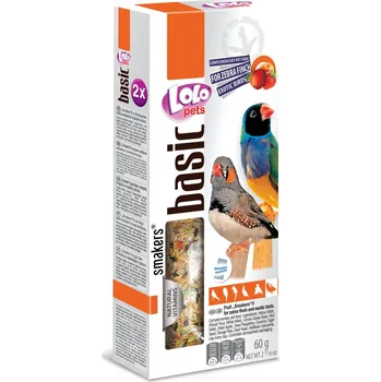 Krmivo pro ptáka LOLO SMAKERS 2 klasy ovocné pro zebřičky 90 g