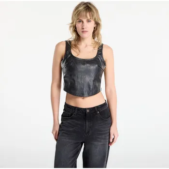 Dámské tričko Top adidas Pleather Corset Black 12
