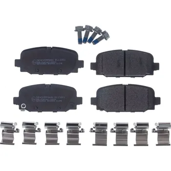 Brzdová destička Sada brzdových destiček, vždy 4 kusy v sadě DENCKERMANN B111661