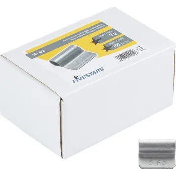 Sada na opravu pneumatiky Fivestars 01-00-47 FE ALU-5G, Ocelové závaží pro hliníkové disky 5g - 100 ks -