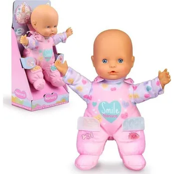 Panenka Nenuco Tiritas, měkká panenka 25 cm s miminkovými zvuky, říká táta a maminka, pláče a směje se,