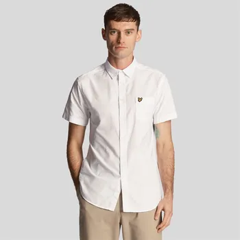 Pánská košile Košile Lyle and Scott White 1208030 S