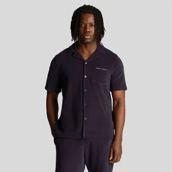 Pánská košile Košile Lyle and Scott Navy 1208027 S