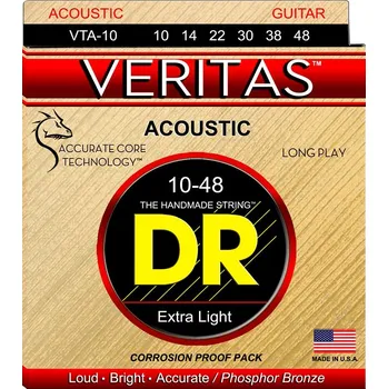 Struna pro kytaru a smyčcový nástroj DR Strings Veritas VTA-10