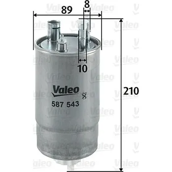 Palivový filtr Palivový filtr VALEO 587543