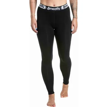 Dámské termo spodky Dámské merino kalhoty Meatfly Flora černá XS