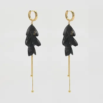 Náušnice Reserved - Visací náušnice - černý - 036ID-99X - 036ID-99X-ONE