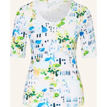 Efixelle Dámské Tričko, krémová / zelená / tyrkysová, 50