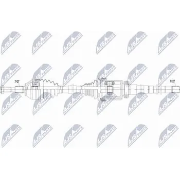 Hnací hřídel - poloosa NTY NPW-FR-214