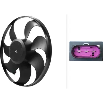 Chladič motoru Větrák chlazení motoru HELLA 8EW 366 420-281