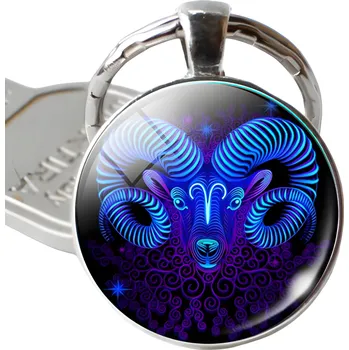 Módní doplněk Přívěsek na klíče Zodiac 30802, Znamení zvěrokruhu Beran