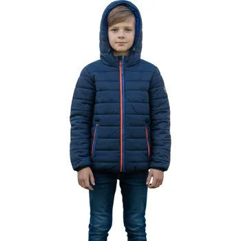 Chlapecká bunda 92-Chlapecká zimní bunda Glo-Story - černá-modrá barva