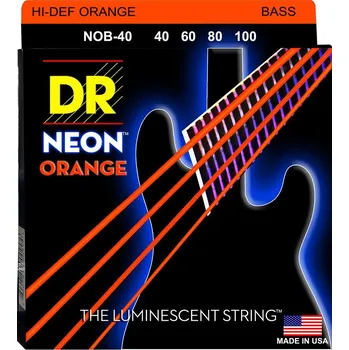 Struna pro kytaru a smyčcový nástroj DR Strings Neon Orange NOB-40