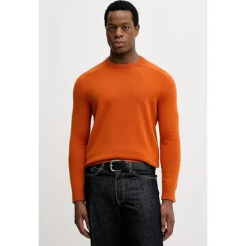 Pánský svetr Vlněný svetr United Colors of Benetton 1006U108W oranžová 22X, vel. M