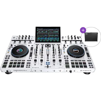 DJ controller Denon Prime 4+ White SET DJ kontroler