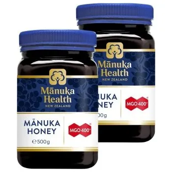 Manuka Health New Zealand Limited Dva Květové Medy Manuka MGO™ 400+ 500 g
