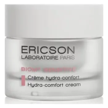 Pleťový krém ERICSON LABORATOIRE E1182 / BIOM+ SENSITIVE HYDRA-COMFORT CREAM - Hydratační krém 50 ml