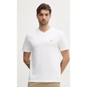 Pánské tričko Bavlněné tričko Tommy Hilfiger MW0MW39249 bílá 00X, vel. XL