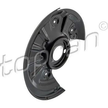 Brzdový systém Ochranný plech proti rozstřikování, brzdový kotouč TOPRAN 121 447