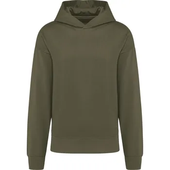 Pánská mikina KARIBAN Pánská oversize mikina s kapucí K4018 Barva: Khaki světlá, Velikost: 3XL