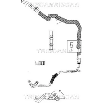 Čep řízení Hydraulická hadice, řízení TRISCAN 8516 29088