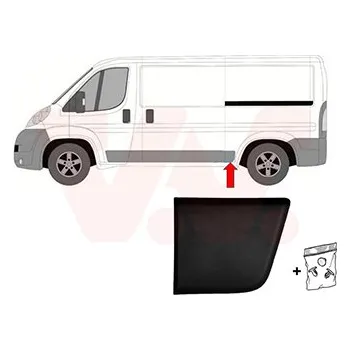 Lišta karosérie Ozdobná / ochranná lišta, boční stěna VAN WEZEL 1652417