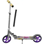 Juskys Dětská koloběžka Graffiti - šedá/fialová