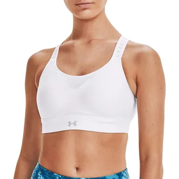 Dámské spodní prádlo Podprsenka Under Armour UA Infinity High Bra-WHT 1351994-100 Velikost XS