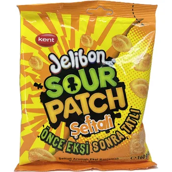 Bonbon Kent Sour Patch Seftali - Broskev 160g [TUR]
