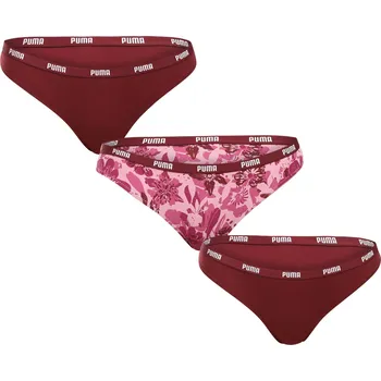 Kalhotky 3PACK dámská tanga Puma vícebarevná (701236423 001) L 701236423 001 Možnost vrácení zboží ZDARMA do 120 dnů!