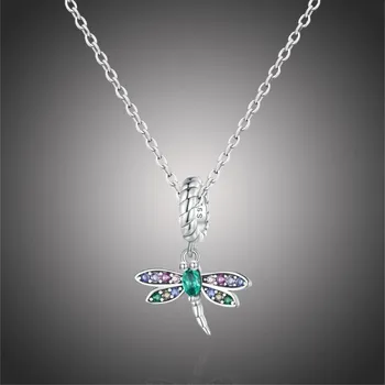 Náhrdelník GRACE Silver Jewellery Stříbrný náhrdelník Vážka, stříbro 925/1000 NH-YIC141/56 Stříbrná 45 cm + 5 cm (prodloužení)