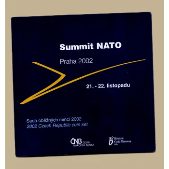 Česká mincovna Sada oběžných mincí České republiky 2002 – Summit NATO Praha