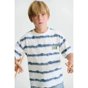 Oblečení a móda Dětské bavlněné tričko Mayoral 6039.7G.Junior.PPY2 bílá 00X, vel. 166