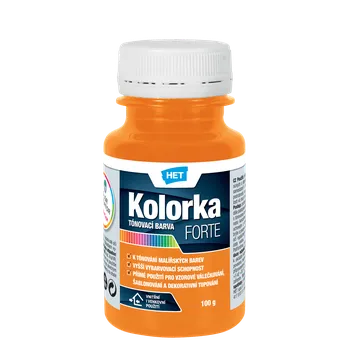 barva na zeď HET Kolorka FORTE Odstín: Het Kolorka Forte tónovací barva, 0646 žlutooranžová, 100 g