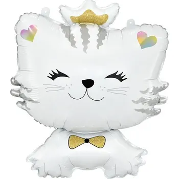 Godan Balónek fóliový Bílá kočička 39 x 49 cm