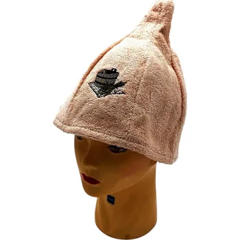 EVEI Klobouk do sauny bavlněný meruňka