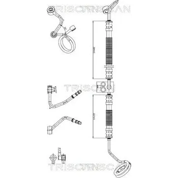Čep řízení Hydraulická hadice, řízení TRISCAN 8516 29079
