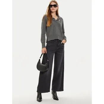 Dámské oblečení Guess Jeansy W4BA82 D5HD1 Černá Wide Leg 33_32