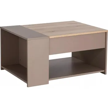 Konferenční stolek Drop dub alpský/béžový