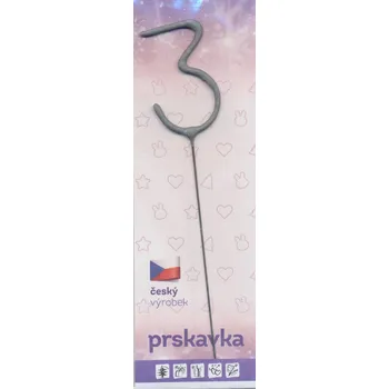 Drutep Prskavka stříbrná - číslo 3