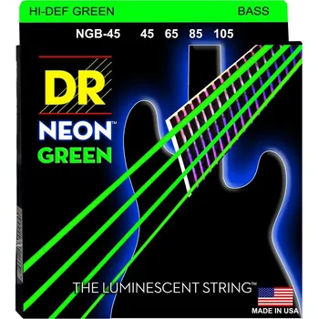 Struna pro kytaru a smyčcový nástroj DR Strings Neon Green NGB-45