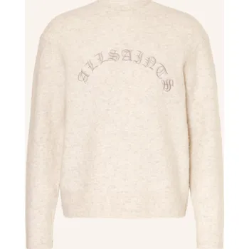 Pánský svetr Allsaints Pánský Svetr Curv S Alpakou, bílá / režná, M