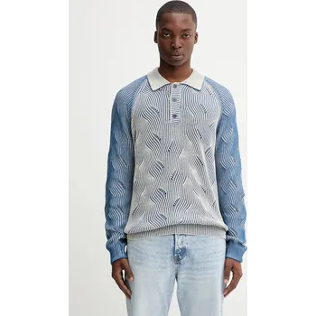 Dámská móda Bavlněný svetr Desigual CEDEIRA 25WMJF02 modrá 55A, vel. XL