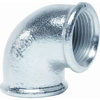 Vodovodní potrubí GEBO Pozink koleno 90° FF 1/4" GB090-02V