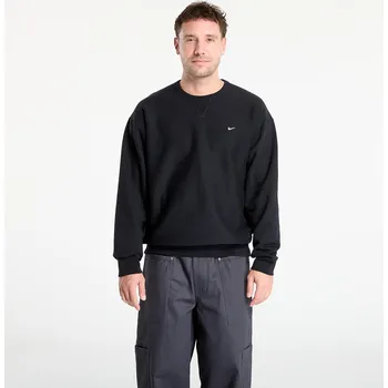 Pánská mikina Mikina Nike Solo Swoosh Men's Fleece Crew Black/ White XL